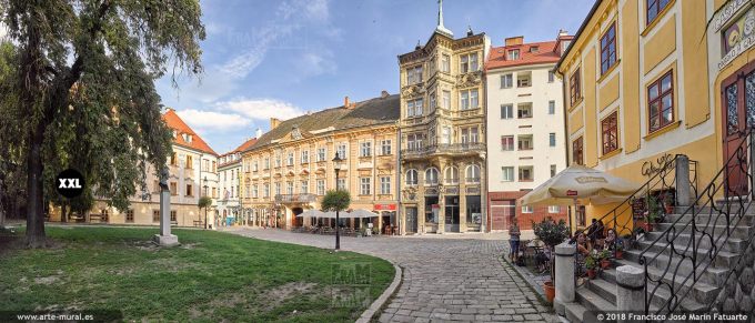 I7000104. Panska street and Pharmacy Salvator, Bratislava (Slovakia)