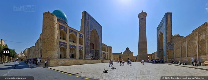 OF24903606. Poi-Kalyan ensemble panorama, Bukhara 