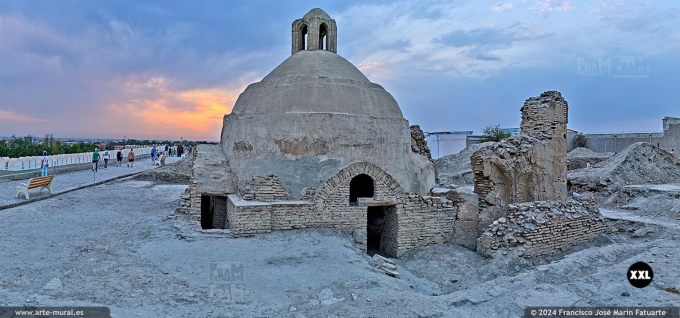 OF24945105. Ark-Citadel ruins in the top area, Bukhara