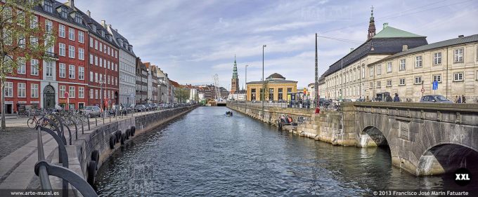 D276102. Slotsholmen Canal, Vindebrogade and Nybrogade streets, Copenhague