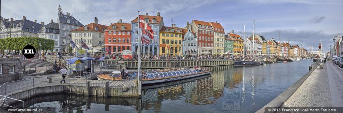 D278503. Panorama of Nyhavn
