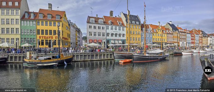 D279502. Panorama of Nyhavn