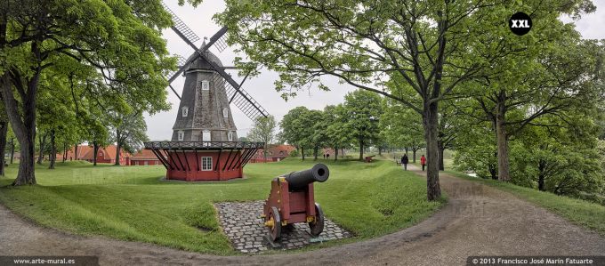 D295002. Kastellet, Kastelmollen (windmill in the citadel), Copenhague