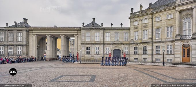 D304582. Change of guards in Amalienborg, Copenhague