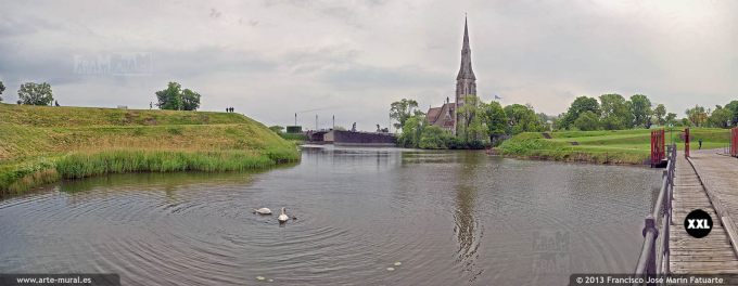 DDL297003. Public Park around Kastellet. Copenhague 