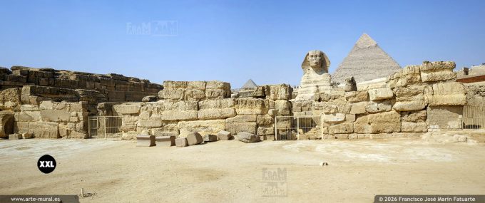 PRF6102302. Giza pyramid complex  (Egypt)