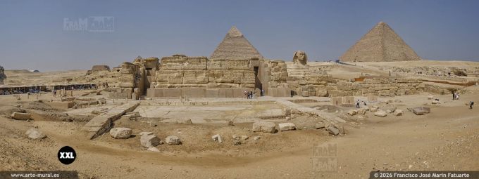 PRF6111204. Giza pyramid complex  (Egypt)