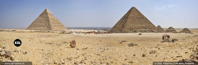 PRF6118204. Giza pyramid complex  (Egypt)