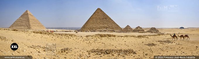 PRF6119205. Giza pyramid complex  (Egypt)
