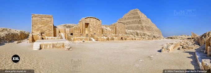 PRF6165304. Djoser's mortuary complex , Sakkara (Egypt)