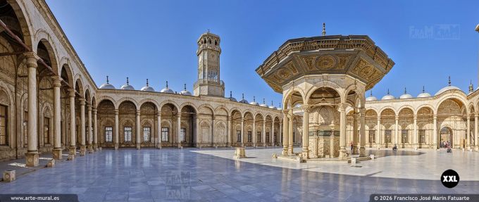 PRF6209205. The Muhammad Ali Mosque interior, Cairo, Egypt