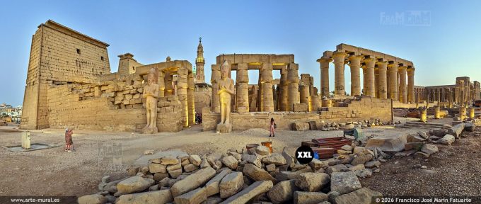 PRF6339907. Luxor Temple panorama. Luxor (Egypt)
