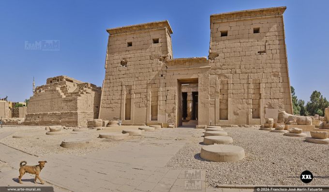 PRF6381705. Temple of Khonsu, Karnak Temple Complex, Luxor (Egypt)
