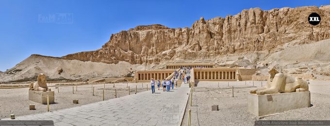 PRF6406107. Mortuary temple of Hatshepsut, Luxor  (Egypt)