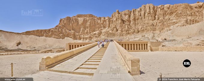 PRF6406805. Mortuary temple of Hatshepsut, Luxor  (Egypt)