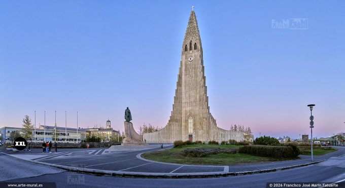QF6707204. Hallgrímskirkja, Church of Hallgrímur, Reykjavik (Iceland)