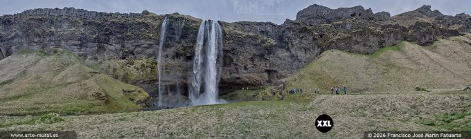 QF6715907. Seljalandsfoss waterfall, South Region (Iceland)