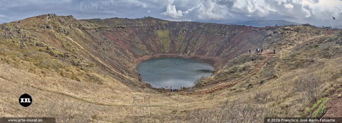 QF6979707. Kerið crater, South Region (Iceland)
