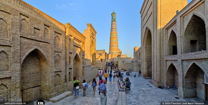 OF24830304. Islom Khodja minaret, Khiva (Uzbekistan)