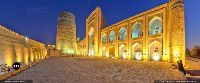 OF24848085. Kalta Minor Minaret and Muhammad Amin Khan madrasa, Khiva (Uzbekistan)