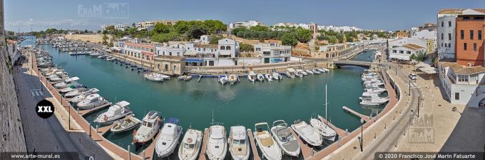 K8515105 View of the old Port of Ciutadella, Menorca (Spain)