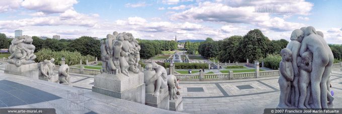 7N624902. Frogner Park in Oslo, Norway