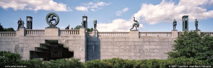 7T623313. Frogner Park in Oslo, Norway