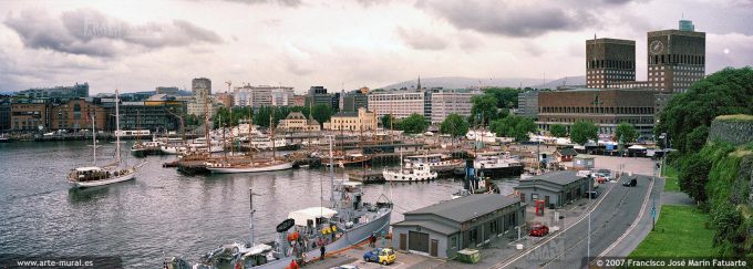 7T624210. City Harbour in Oslo, Norway