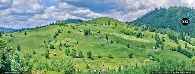 OF4597903. Mountain landscape in Bucovina near Sadova (Romania)