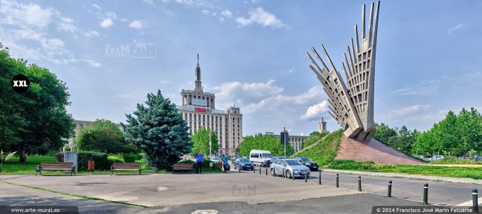 OF4774404. Wings Monument and the House of the Free Press, Bucharest (Romania)