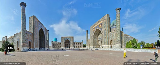 OF24012006. The Registan and its three madrasahs, Samarkand (Uzbekistan)