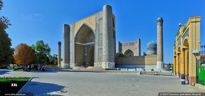 OF24027504. Bibi-Khanym Mosque facade, Samarkand (Uzbekistan)