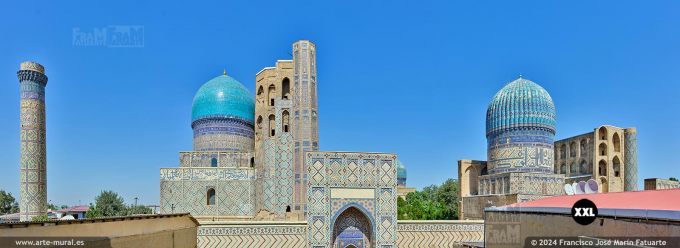 OF24059703. Bibi-Khanym Mosque skyline, Samarkand (Uzbekistan)