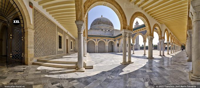 P5590406. The Bourguiba mausoleum in Monastir, Tunisia.