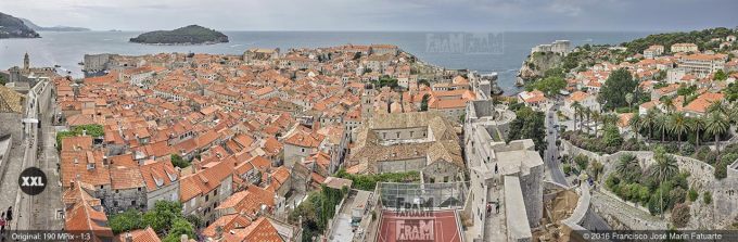 G3839215. Skyline of Dubrovnik old city from walls (Croacia)