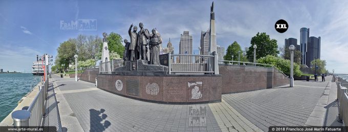I6527208. Gateway to Freedom International Memorial to the Underground Railroad. Detroit USA