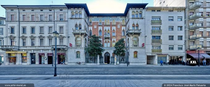 OF4113406. Buildings along Giuseppe Verdi street, Gorizia (Italia)