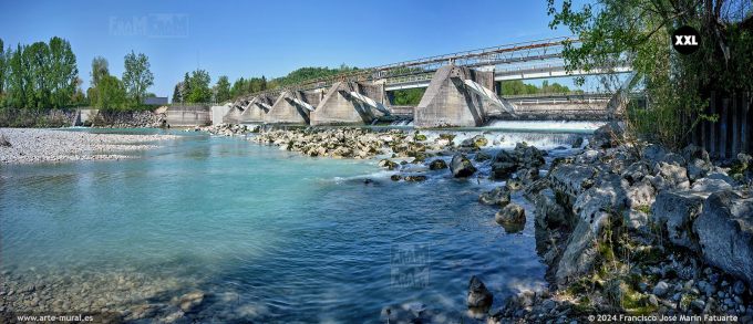 OF4130104. Isonzo river near Gorizia (Italy)