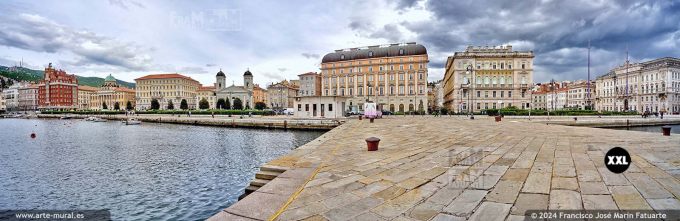 OF4405404. View of the city from Molo Audace, Trieste 